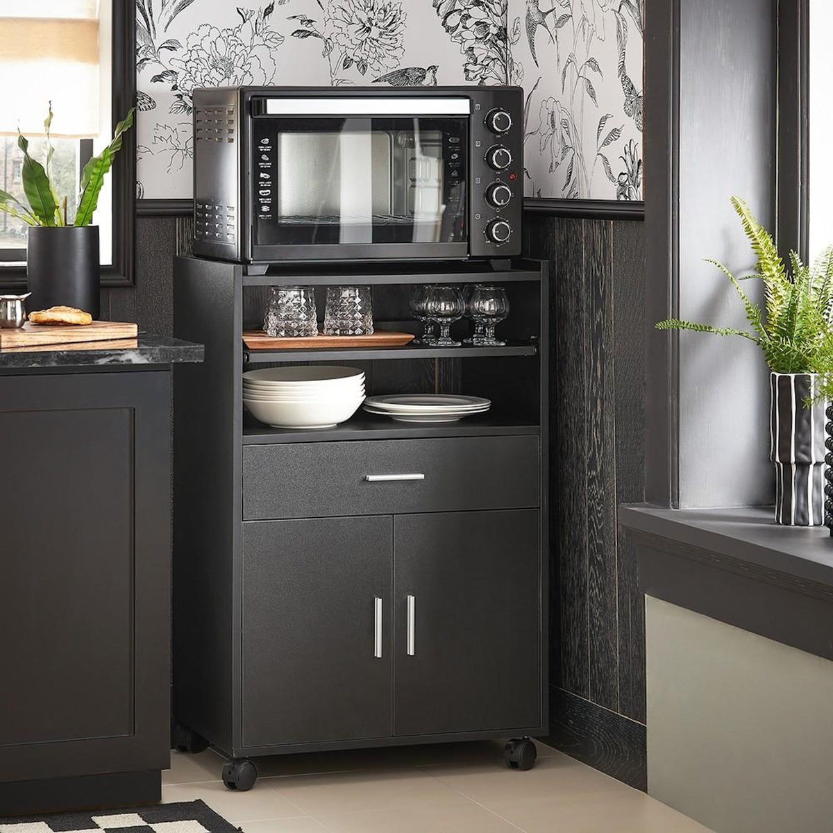 SOBUY SoBuy - Chariot De Cuisine à un tiroir - Moderne - FSB09