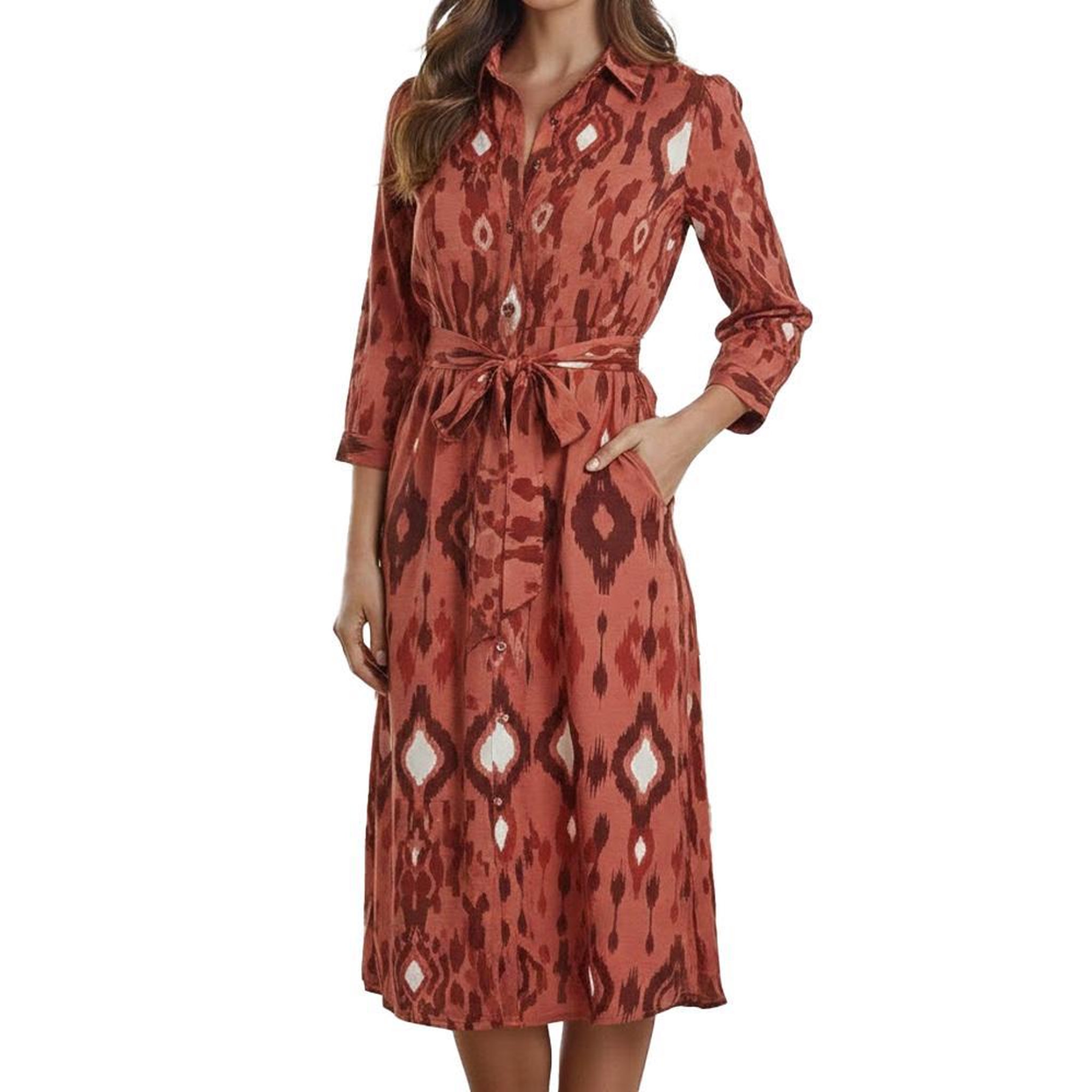 Voir la diapositive 1 : Vero Moda Robe Rose Femme Vero Moda Mille 3/4