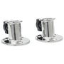 Voir la diapositive 5 : VIDAXL Base ronde de bimini pour tube de 26 mm 2 pcs inox