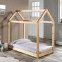 Voir la diapositive 2 : Paris Prix Lit Enfant Design  Cabane  70x140cm Naturel