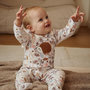 Voir la diapositive 5 : Petit Béguin Pyjama bébé en velours Chincha