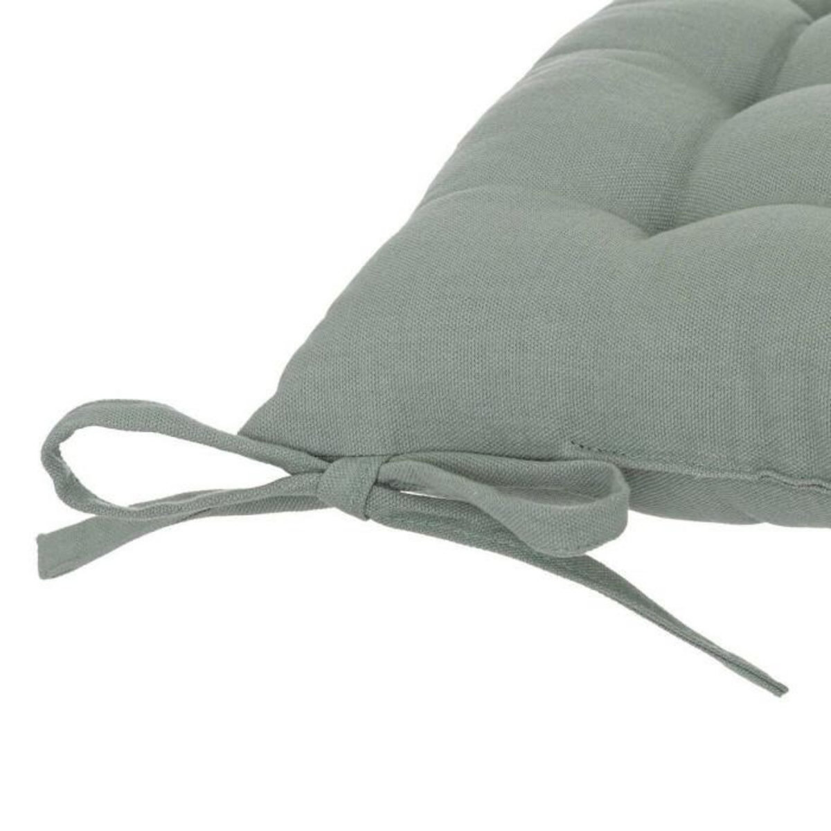 ATMOSPHERA Galette de Chaise  Loria  38x38cm Vert Céladon