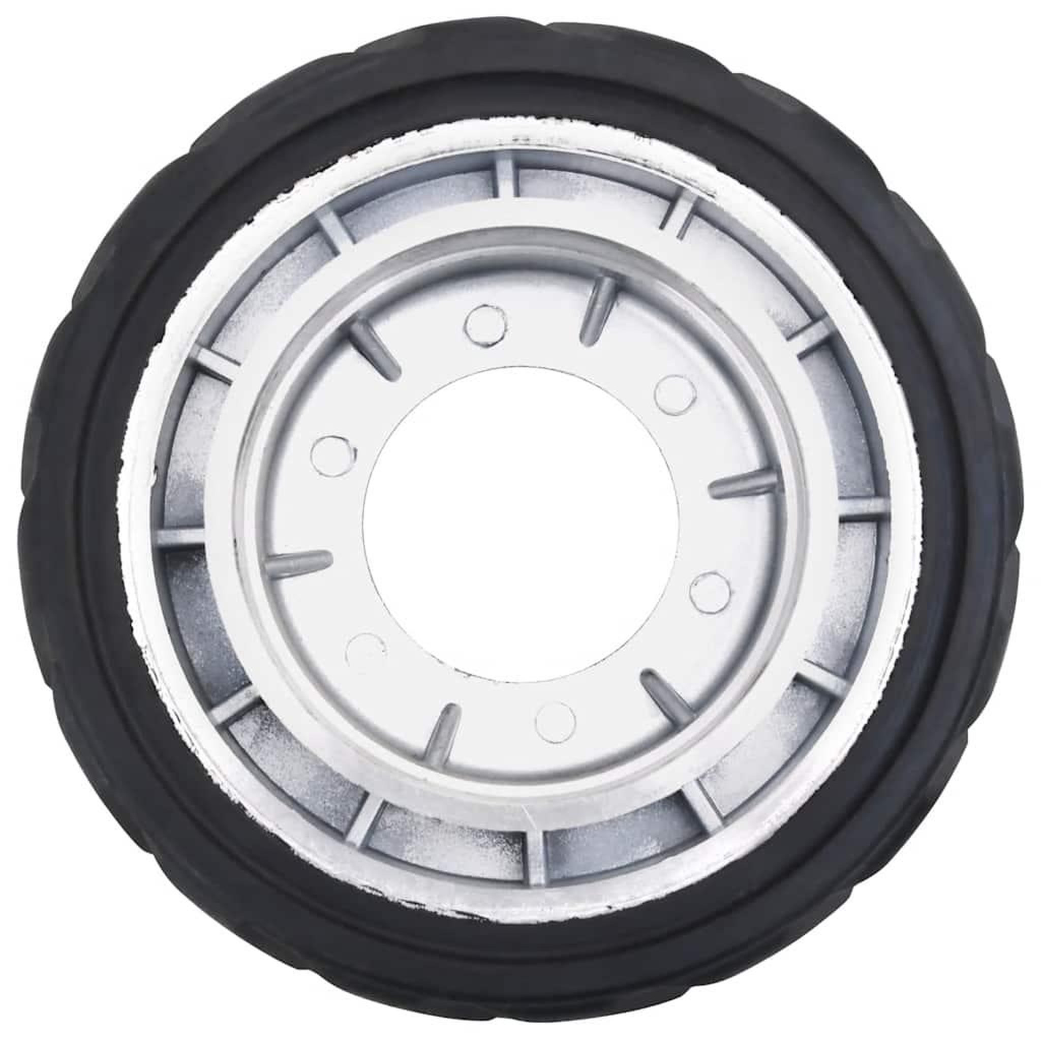 Voir la diapositive 3 : VIDAXL Roue pour remorque Ø19,5x10 cm aluminium et caoutchouc