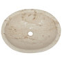 Voir la diapositive 5 : VIDAXL Lavabo Creme 53x40x15 cm Marbre
