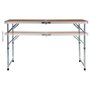 Voir la diapositive 2 : VIDAXL Table pliable de camping Aluminium 120x60 cm