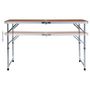 Voir la diapositive 2 : VIDAXL Table pliable de camping Aluminium 120x60 cm