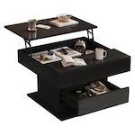 MERAX Table basse. Coloris disponibles : Noir, Blanc
