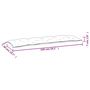 Voir la diapositive 6 : VIDAXL Coussin de banc de jardin rouge bordeaux 150x50x7 cm