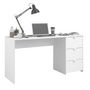 Voir la diapositive 8 : Bureau droit 3 tiroirs L150cm WHITE
