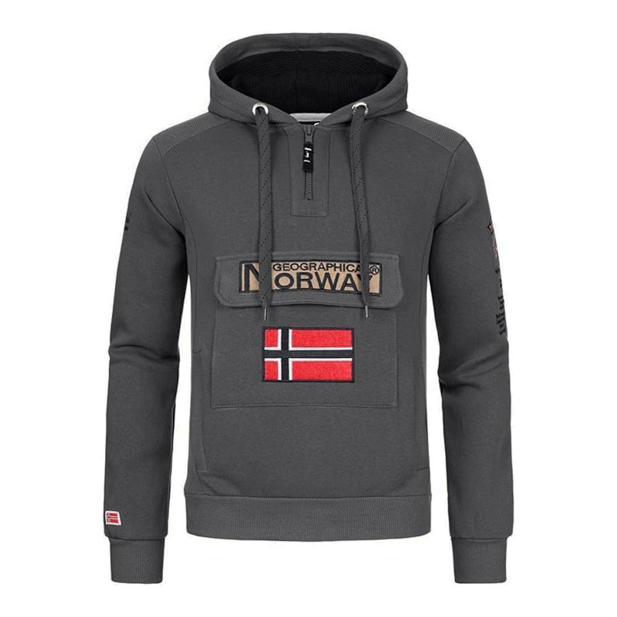 GEOGRAPHICAL NORWAY Sweat Gris Foncé  Homme Geographical Norway Gymclas