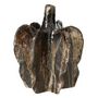 Voir la diapositive 1 : Paris Prix Vase Déco en Céramique  Naga  30cm Marron