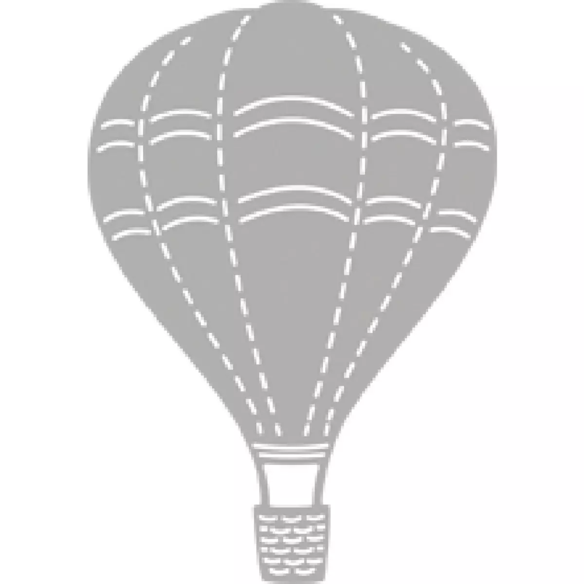 Rayher Pochoir à estamper: Hot Air Balloon, 5,5x7,8cm, 1 pce.