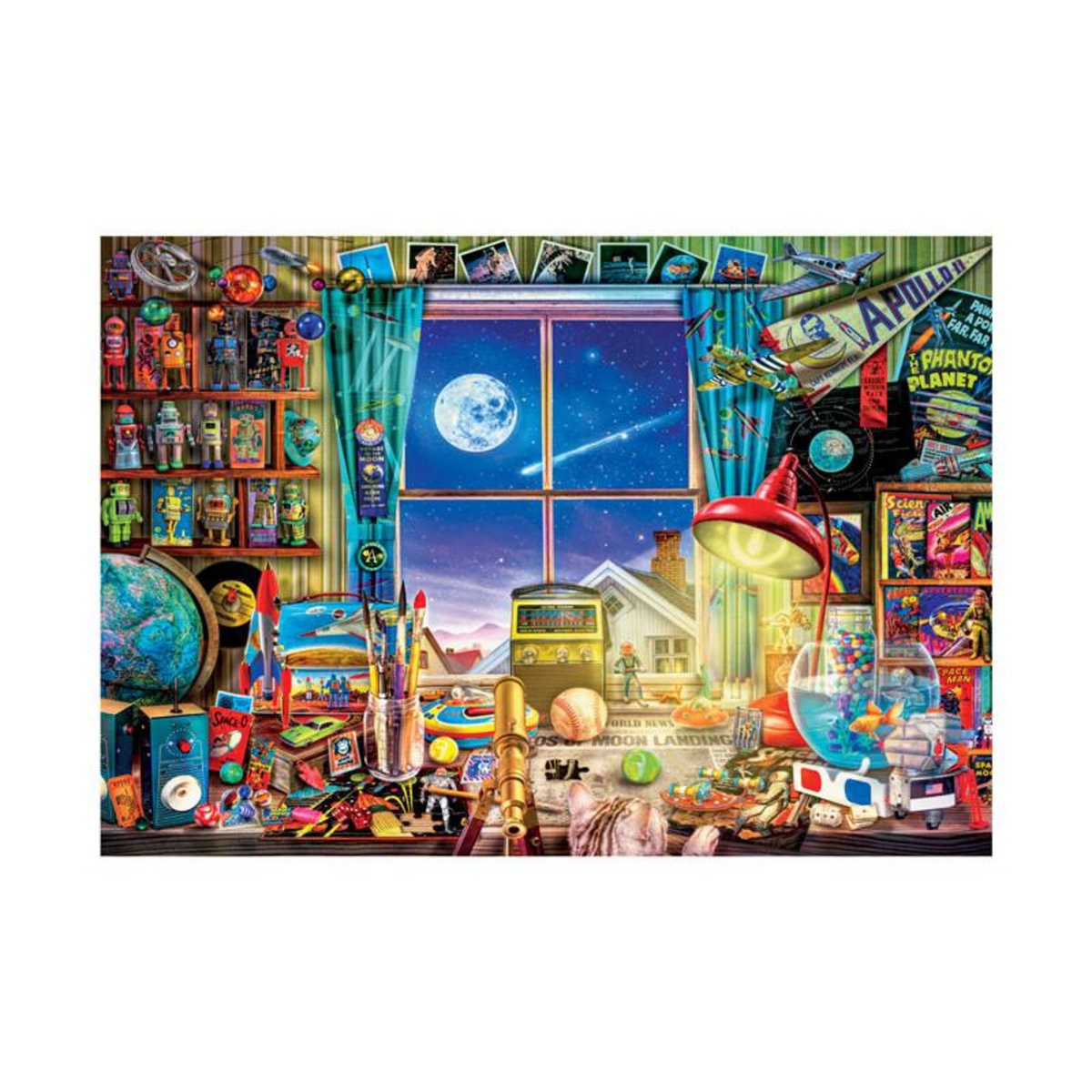 CLEMENTONI Clementoni Jigsaw Puzzle To The Moon, 500pcs. 35148