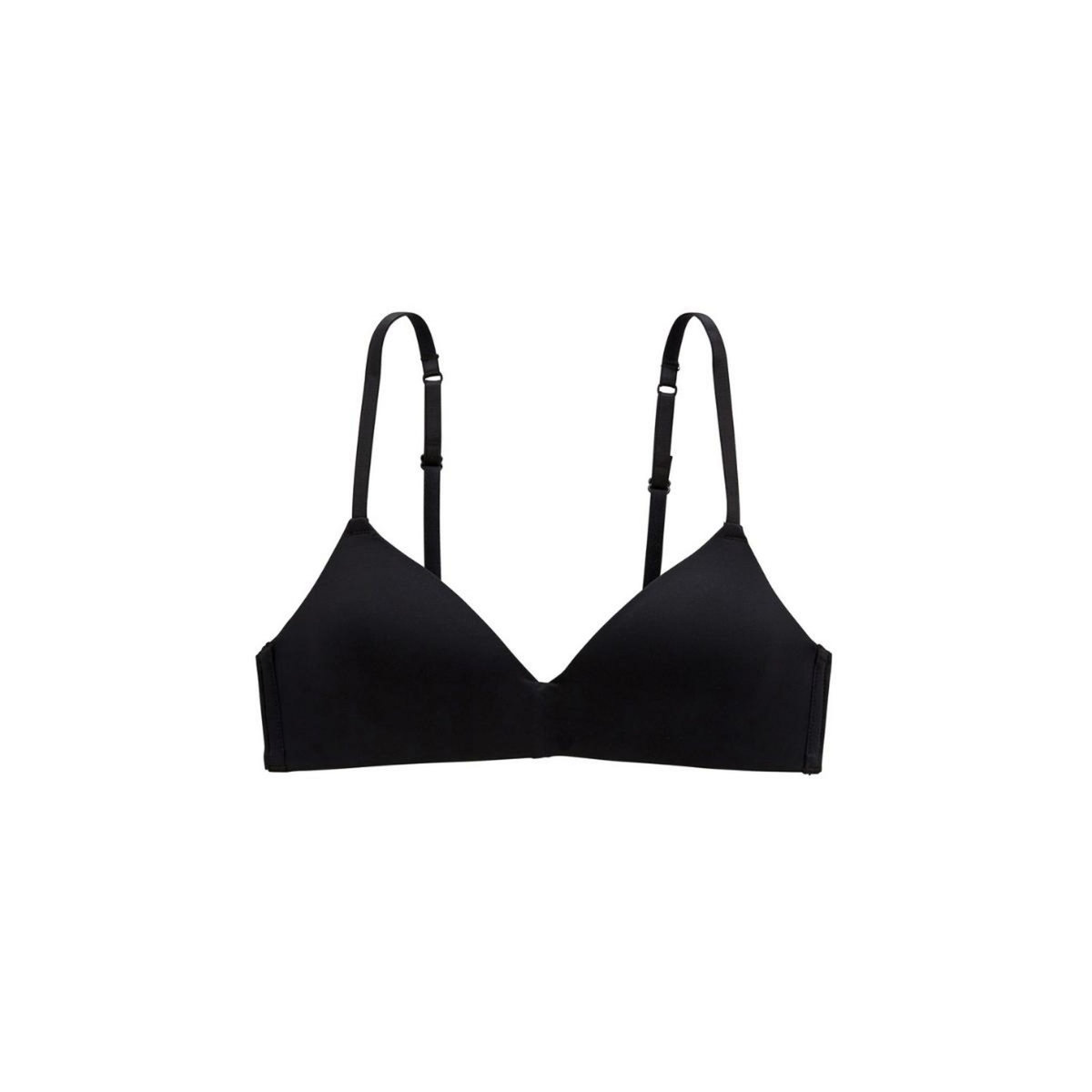 Petit Béguin Soutien-gorge triangle à coques sans armatures noir Veliana