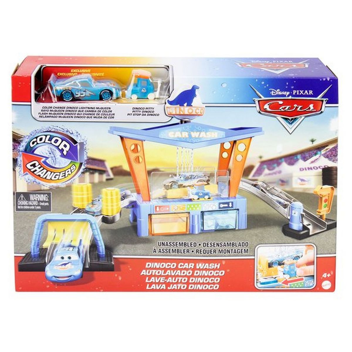 MATTEL Mattel Cars station de lavage Dinoco