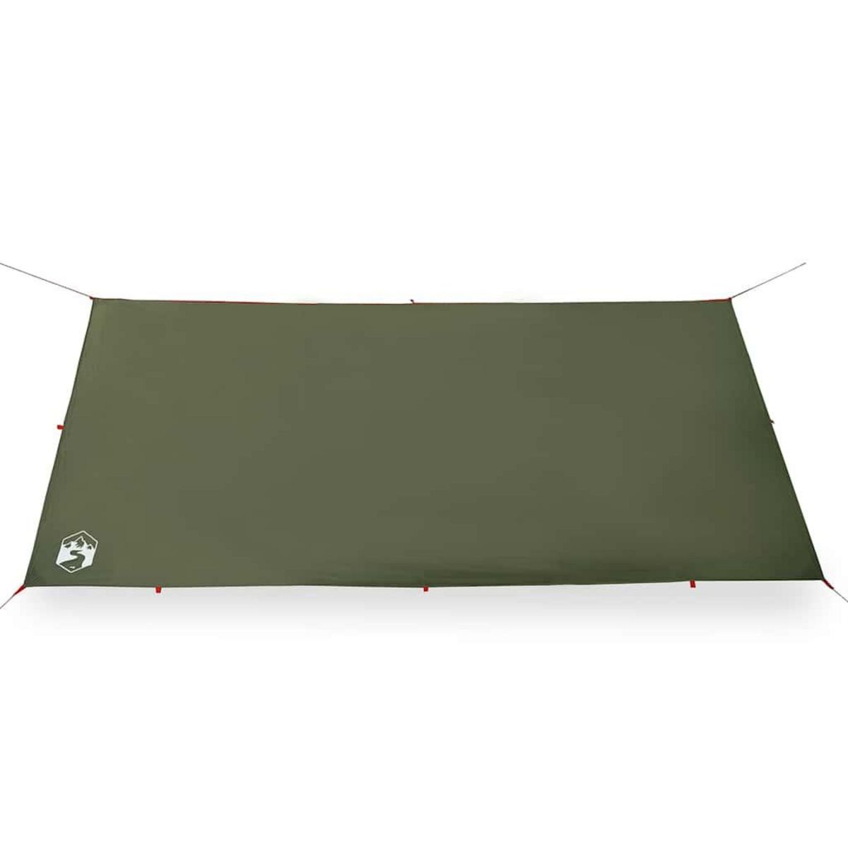 VIDAXL Bache de camping vert olive 366x306 cm impermeable