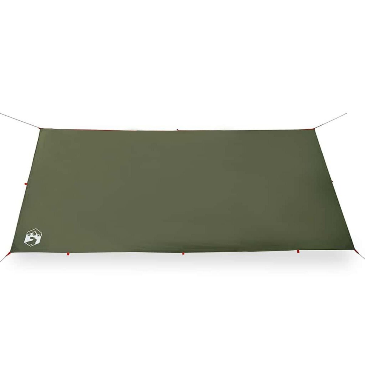 VIDAXL Bache de camping vert olive 366x306 cm impermeable