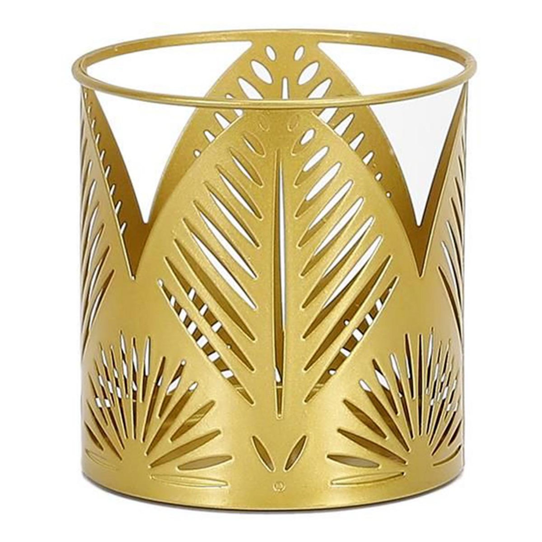 The Home Deco Factory Photophore déco  ciselé  11cm or