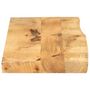 Voir la diapositive 4 : VIDAXL Dessus de table 100x30x3,8cm bord vif bois massif manguier brut