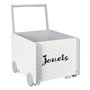 Voir la diapositive 1 : Paris Prix Chariot de Rangement Enfant  Jouets  47cm Blanc