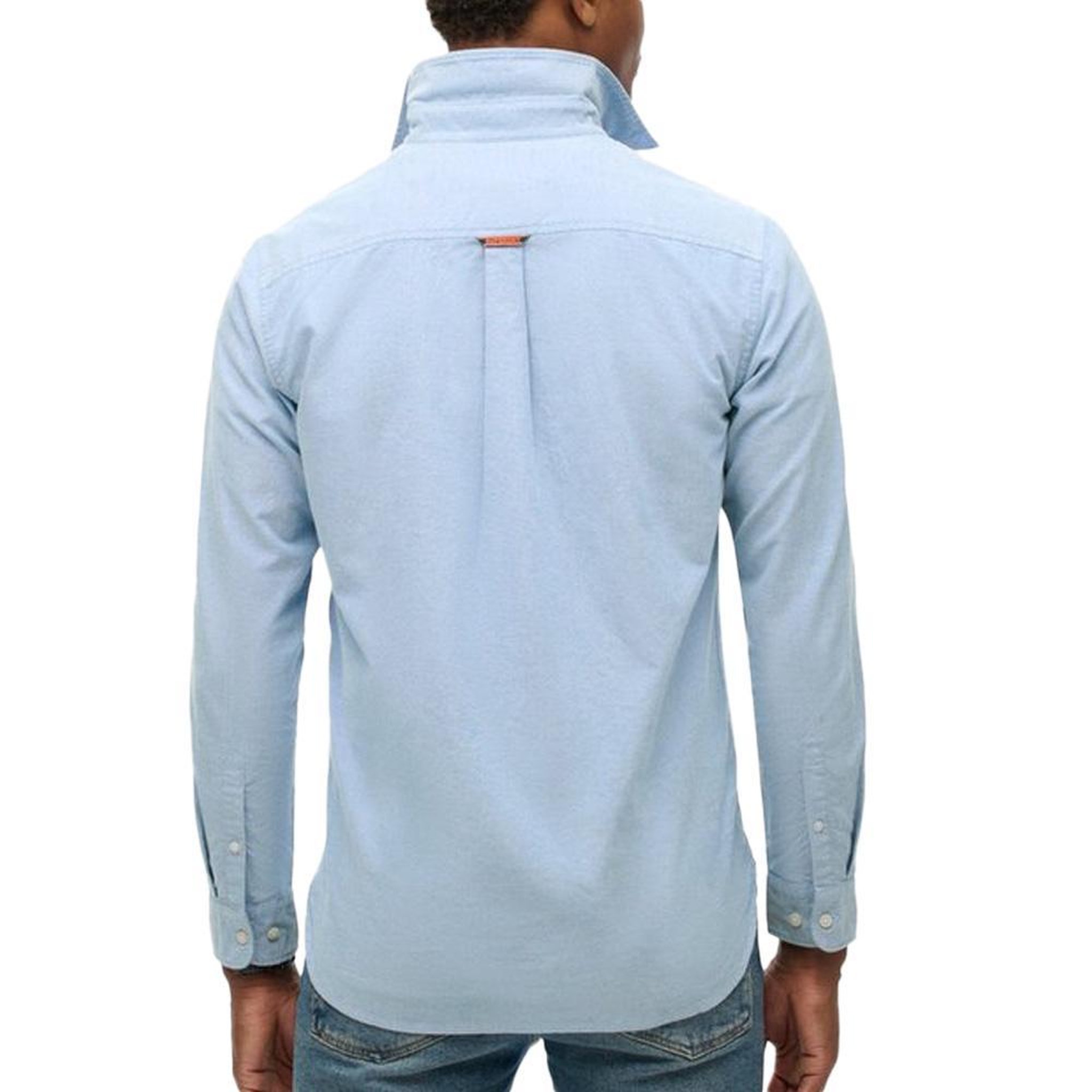 Voir la diapositive 2 : SUPERDRY Chemise Bleu Homme Superdry Oxford