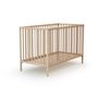 Voir la diapositive 4 : WEBABY Lit bébé en bois 60x120 ONE