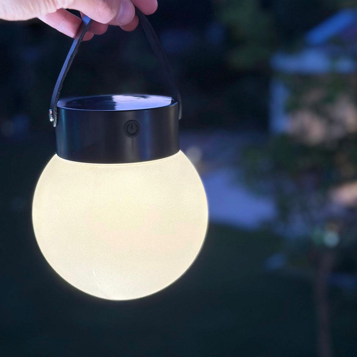 Lumisky Baladeuse solaire GLOBY Gris anthracite Plastique H23 cm