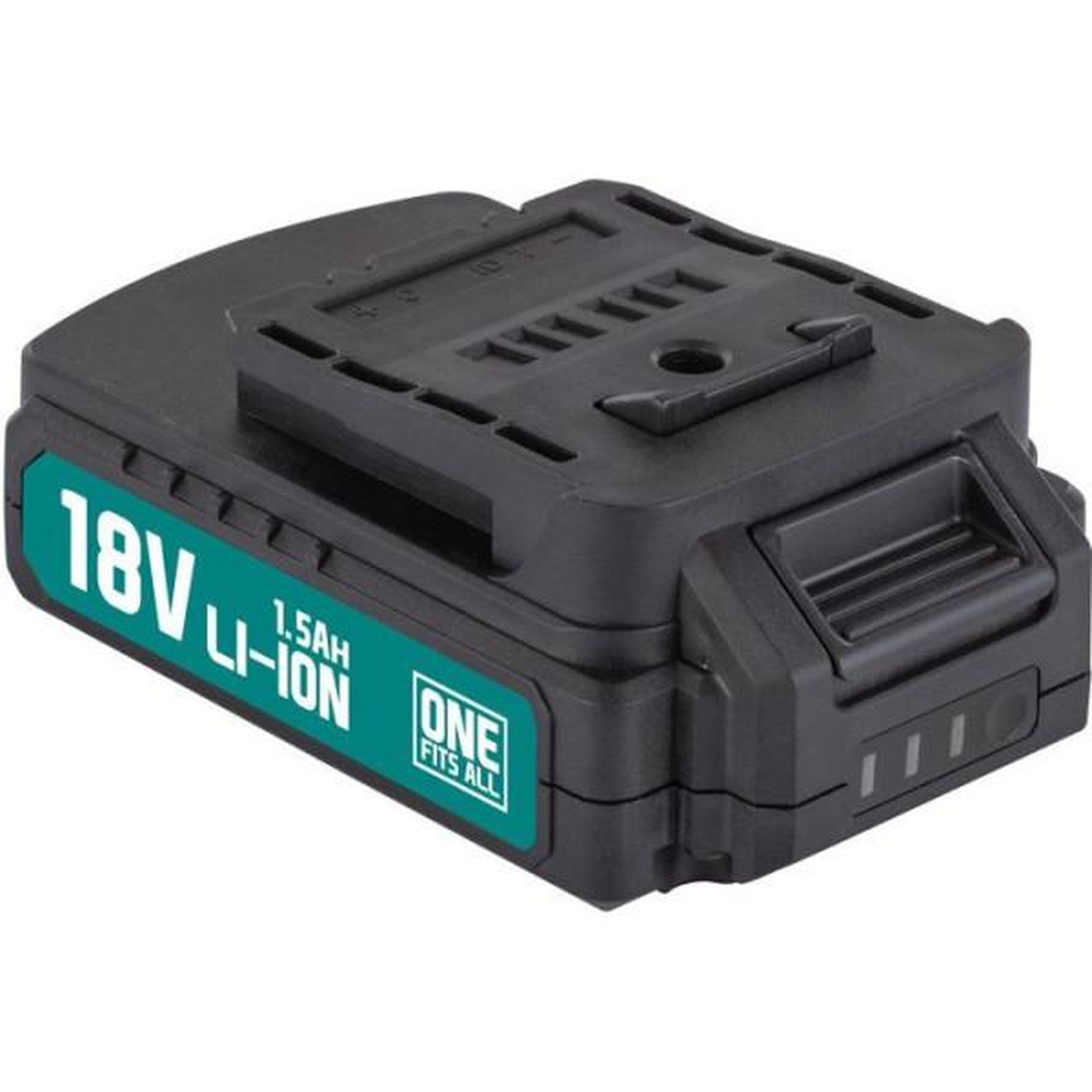 Voir la diapositive 3 : POWERPLUS Batterie - powerplus - 1500 mah - 18 v - 3 voyants led indiquant la charge restante