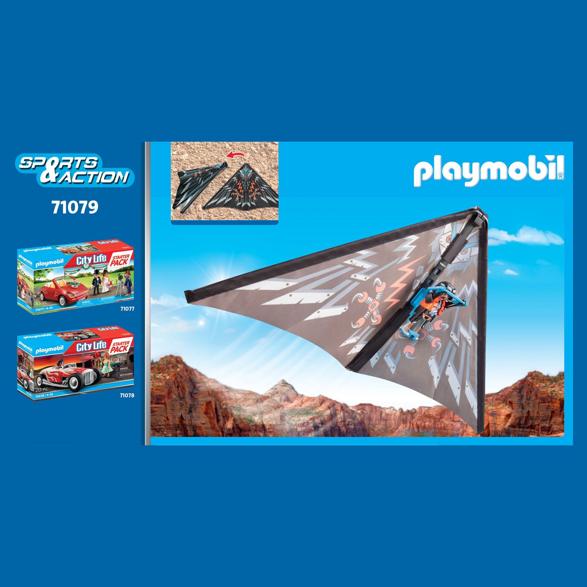 Voir la diapositive 5 : PLAYMOBIL 71079 Deltaplane
