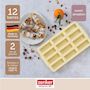 Voir la diapositive 2 : ZENKER Set comprenant 1 Moule Silicone, 1 spatule Zenker, 2 bols à mixer en inox Fackelmann