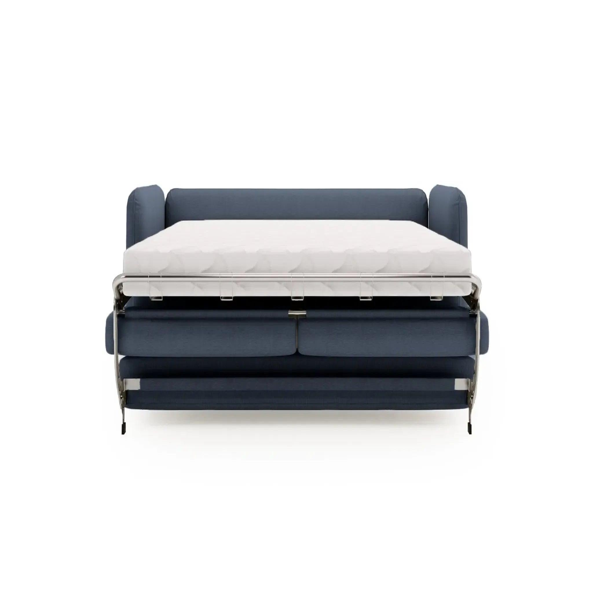 Voir la diapositive 6 : CASANOVA PARIS Vicky - canapé droit convertible tissu lisse 2 places