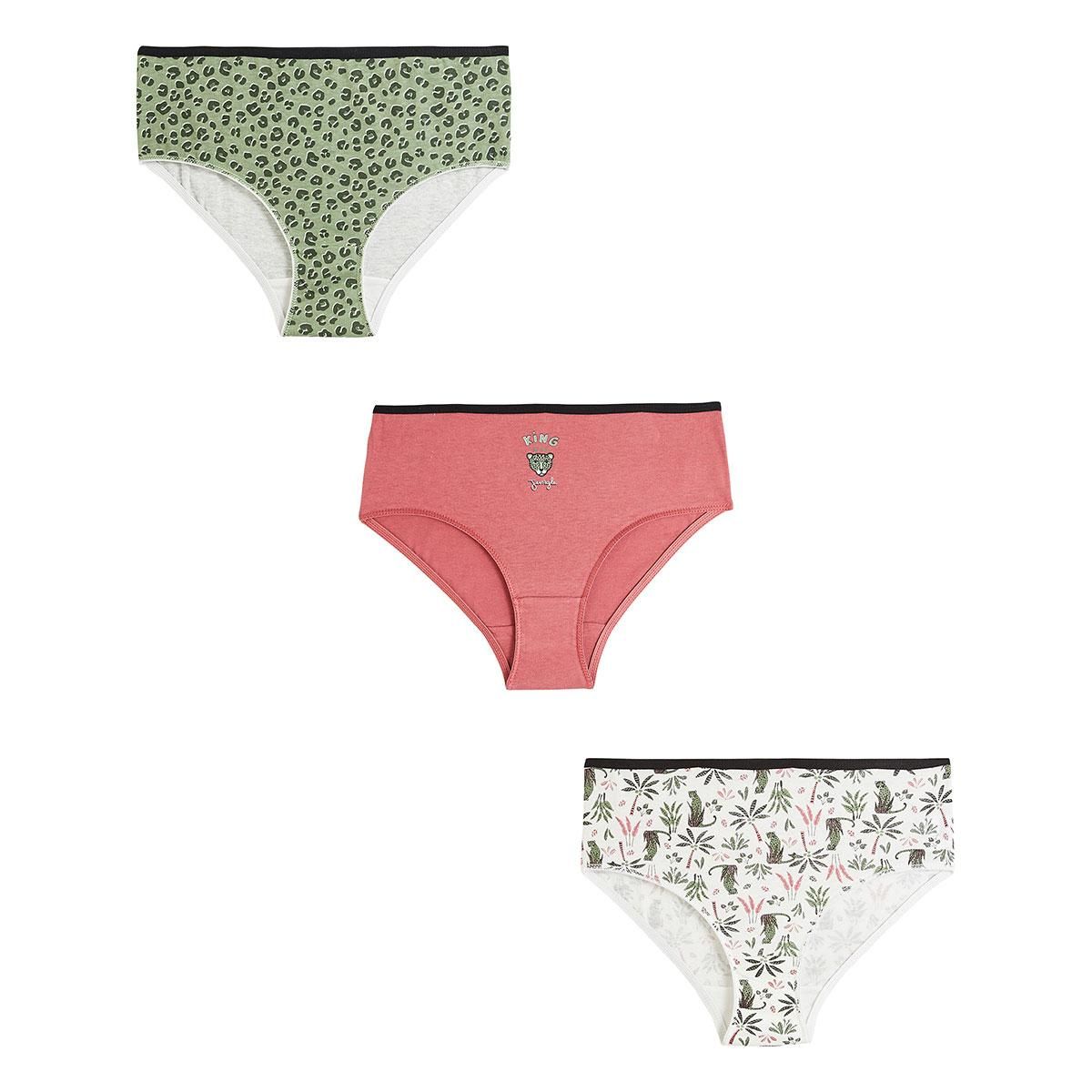 Petit Béguin Lot de 3 culottes fille Rio