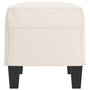 Voir la diapositive 4 : VIDAXL Banc Creme 70x35x41 cm Similicuir