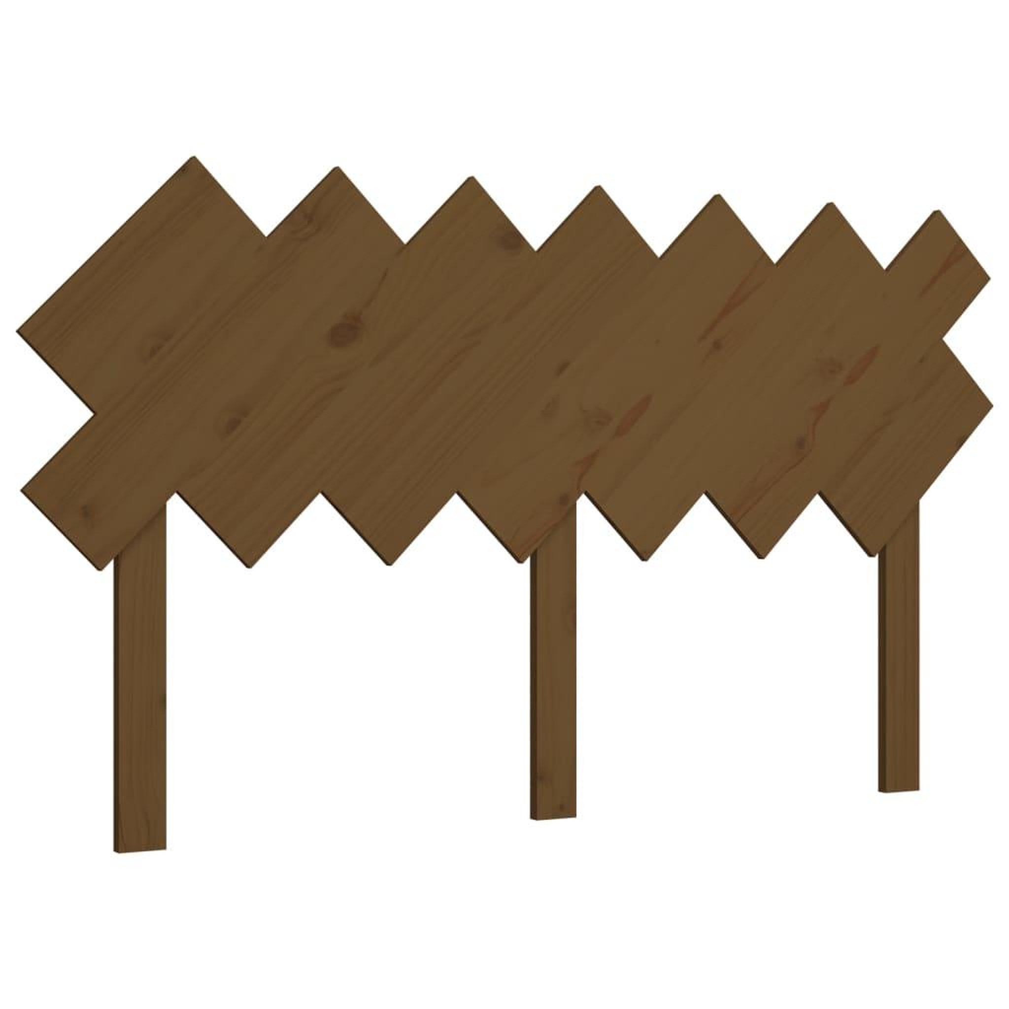 Voir la diapositive 2 : VIDAXL Tete de lit Marron miel 141x3x80,5 cm Bois massif de pin