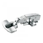 CENTRALE BRICO Lot de 2 charnières invisibles à encastrer Ø mm, recouvrement total ouverture