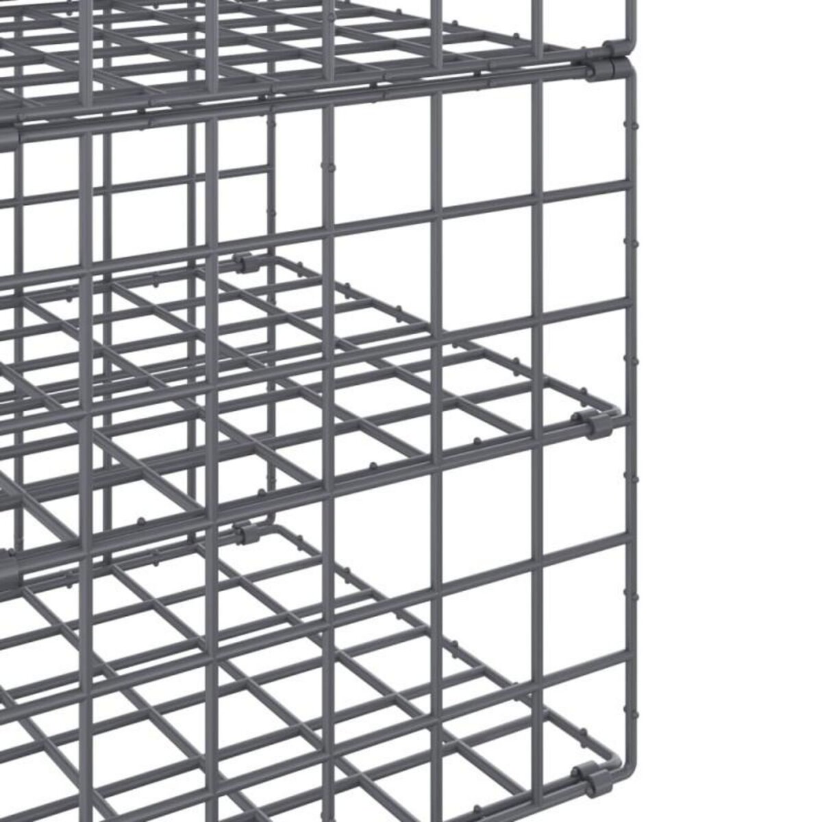 VIDAXL Organisateur de garde robe suspendu avec 7 étagères 2 pcs