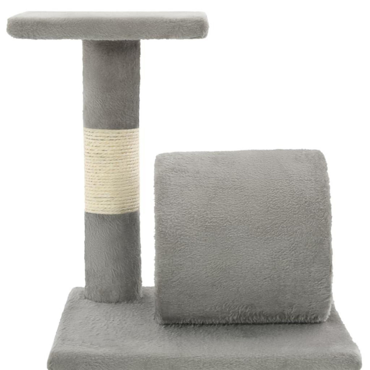 VIDAXL Arbre a chat avec griffoirs en sisal 65 cm Gris