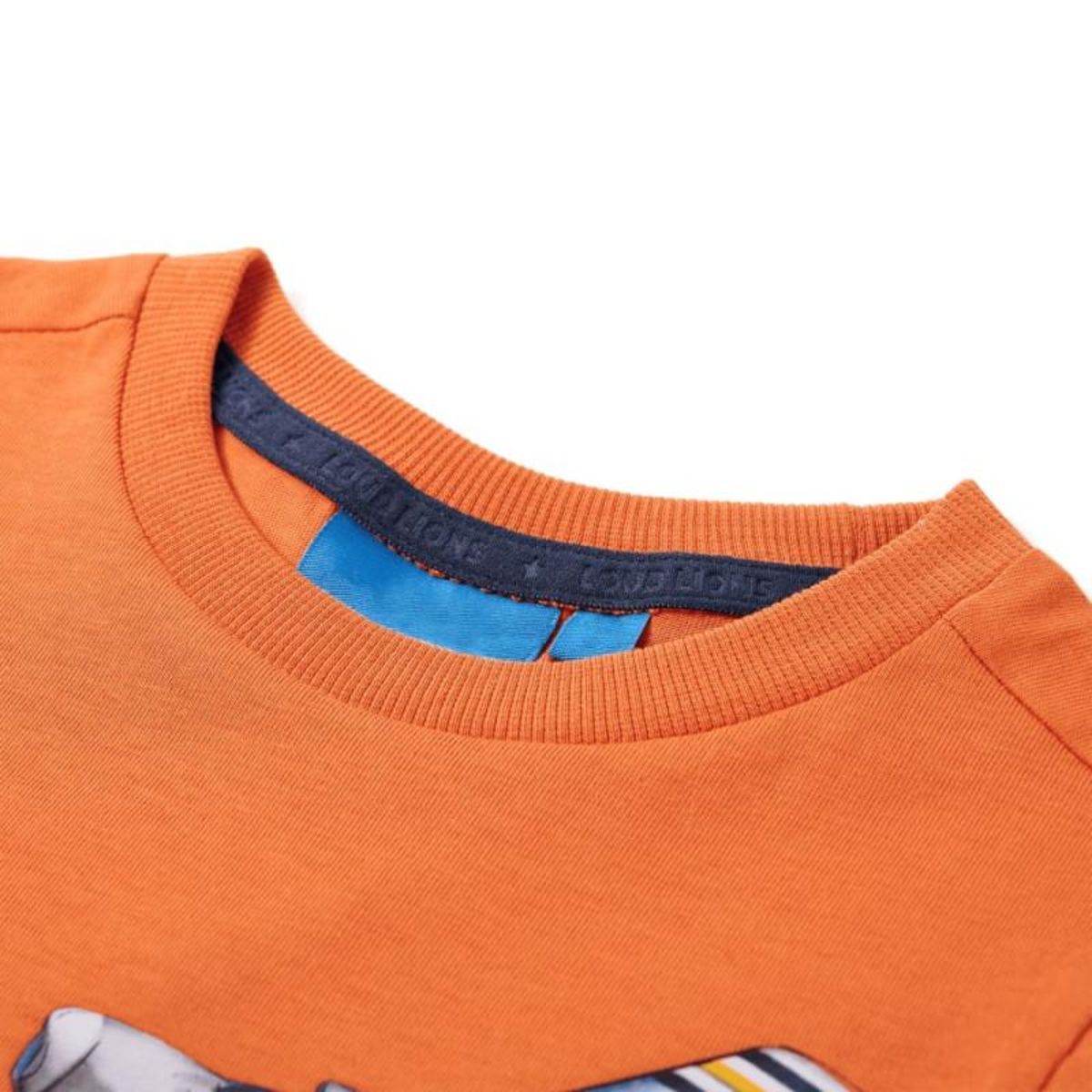 VIDAXL T shirt enfants manches longues orange foncé 104