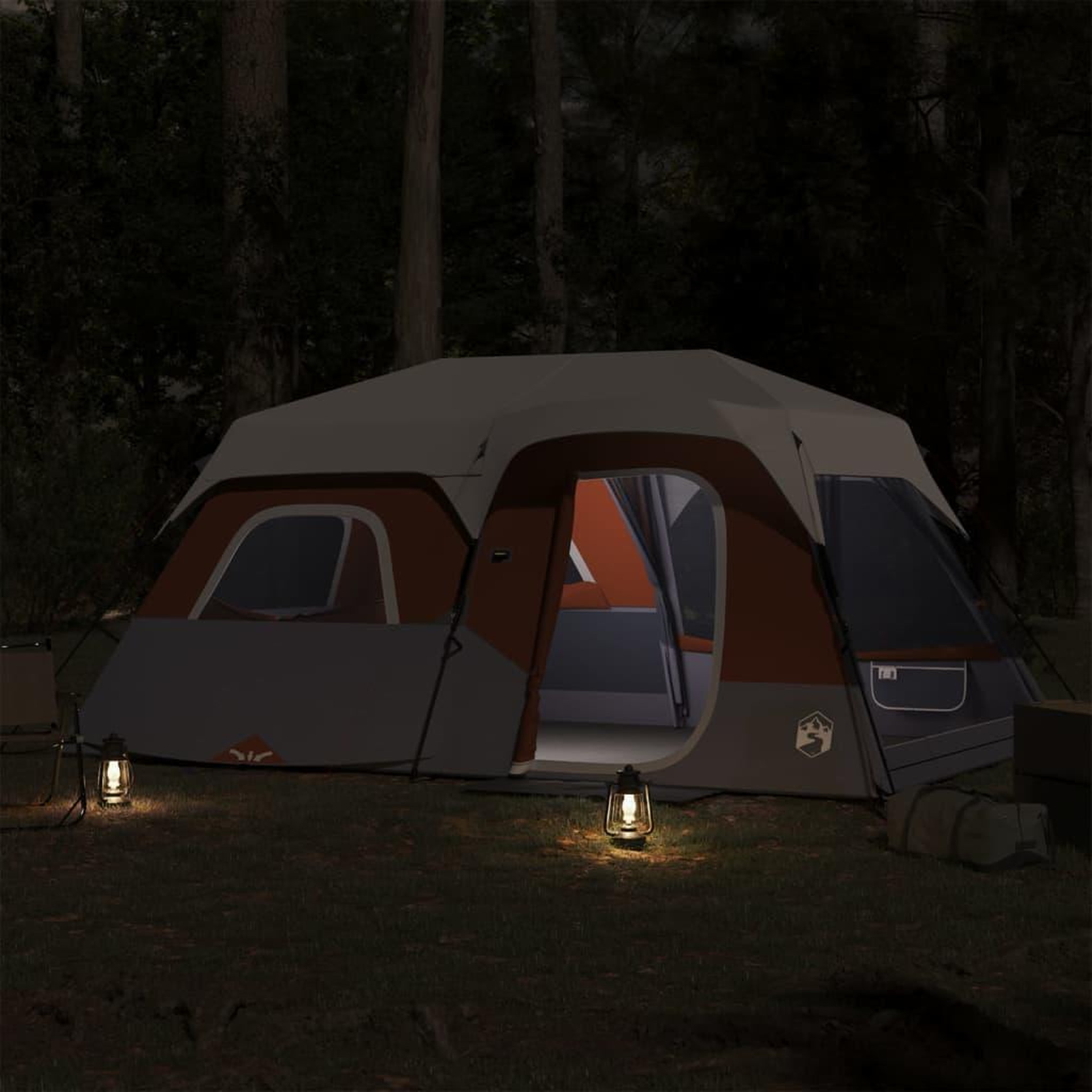 Voir la diapositive 3 : VIDAXL Tente familiale avec LED 9 personnes a degagement rapide