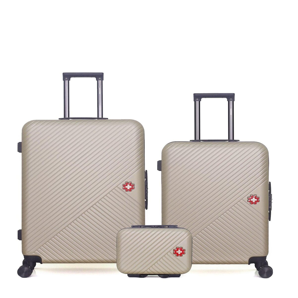 SWISS KOPPER SWISS KOPPER - LOT DE 3 - Valises grand format, weekend et vanity SPIEZ