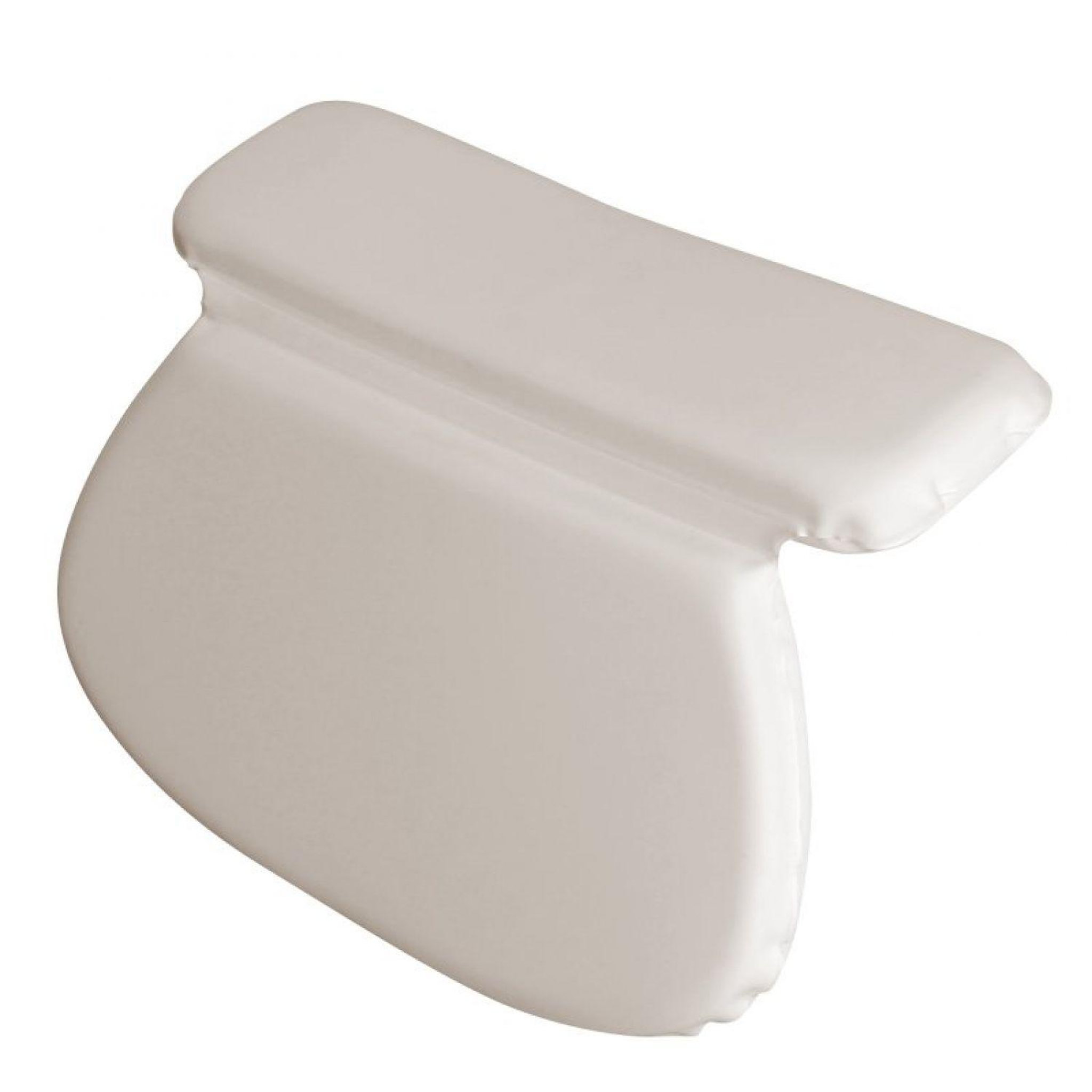 VIVEZEN Coussin, oreiller de bain avec ventouses pour baignoire, Spa, Jacuzzi - Blanc
