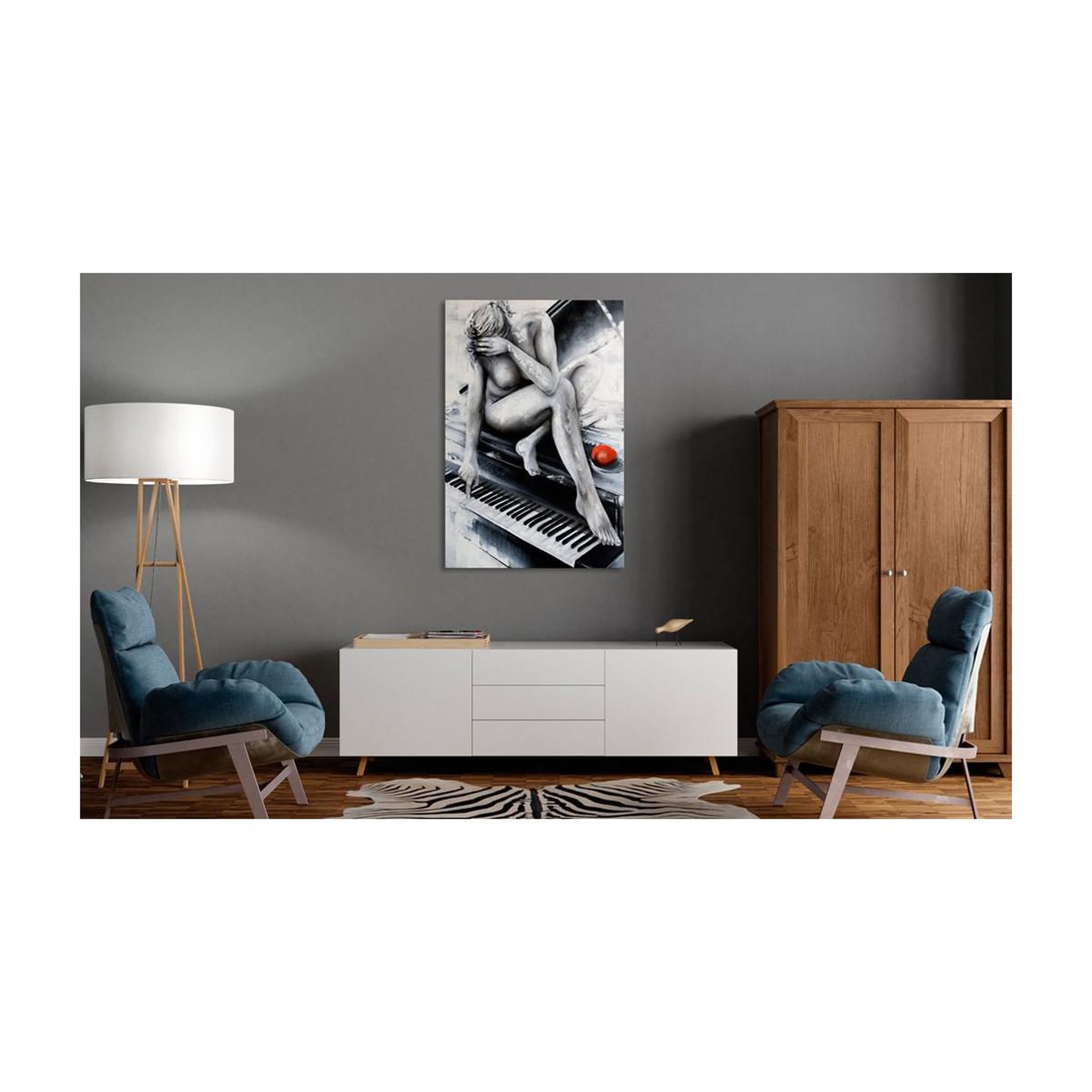 Voir la diapositive 2 : Paris Prix Tableau Imprimé  Sensual Music