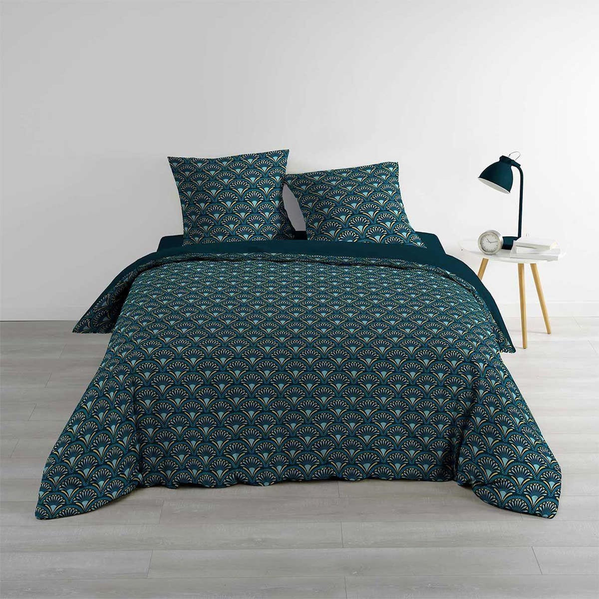 Paris Prix Housse de Coussin à Motifs  Come  60x60cm Bleu
