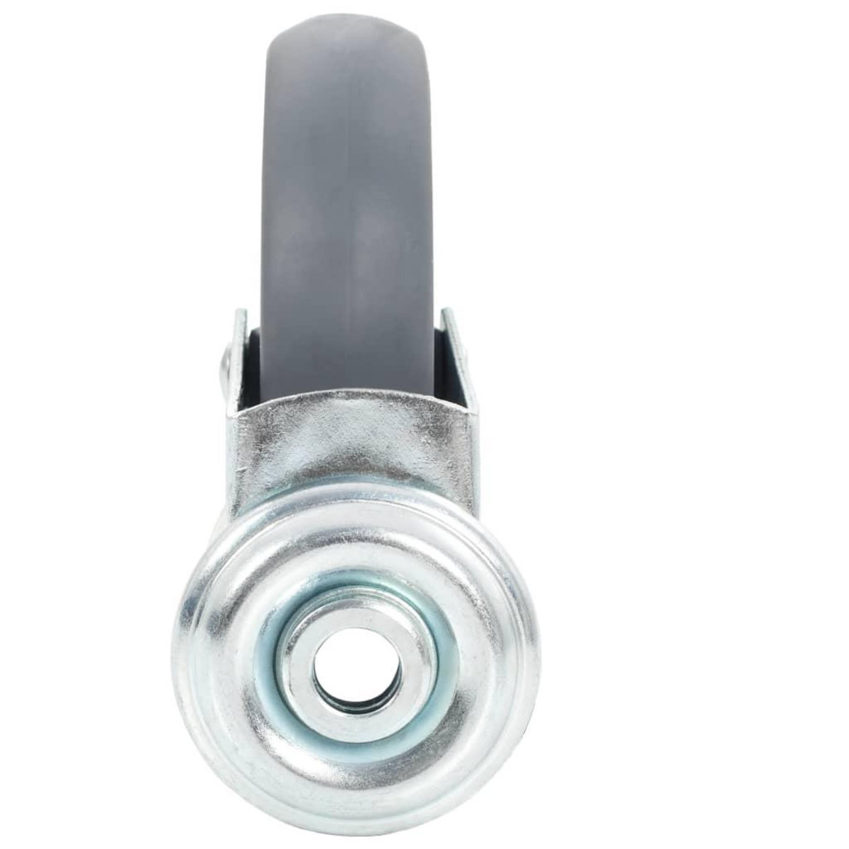 VIDAXL 8 pcs Roulettes pivotantes a trou de boulon 125 mm