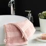 Voir la diapositive 4 : Paris Prix Lot de 2 Gants de Toilette  Excellence  15x21cm Rose Blush