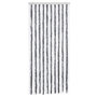 Voir la diapositive 3 : VIDAXL Moustiquaire Gris et blanc 90x220 cm Chenille