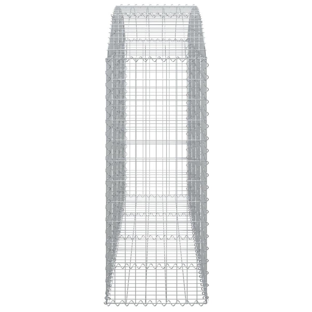 VIDAXL Panier de gabions arque 200x50x120/140 cm Fer galvanise