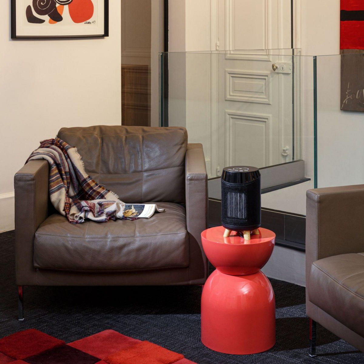 AIR NATUREL Chauffage soufflant Lison Noir