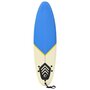 VIDAXL Planche de surf 170 cm Bleu et creme