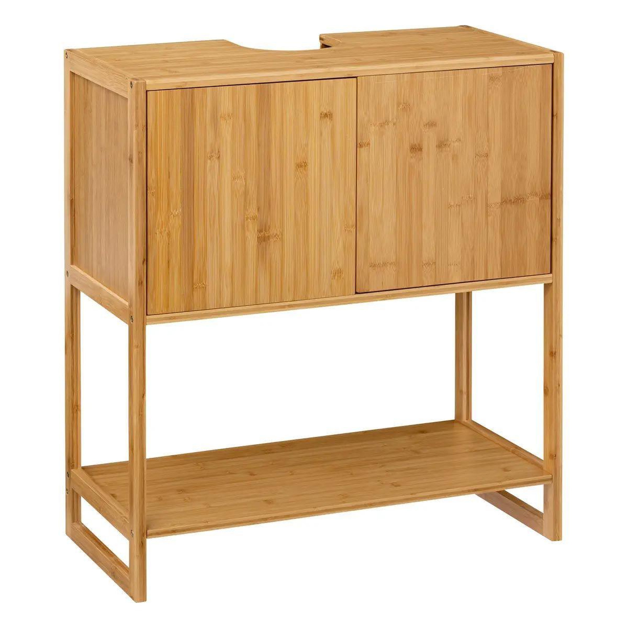 FIVE Meuble sous lavabo en bambou  jim  80cm naturel
